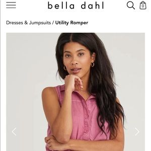 Bella Dahl Coral romper in great condition
